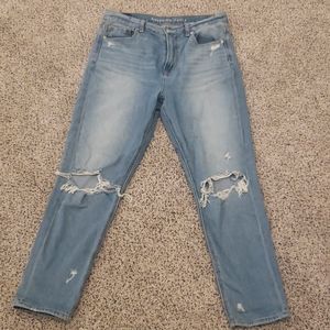 American eagle mom jeans size 10